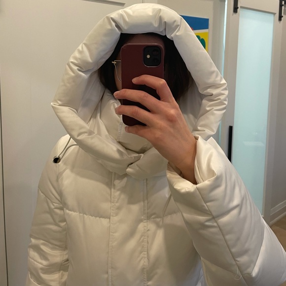Series by Nicole Benisti white puffer jacket size S - Picture 5 of 8